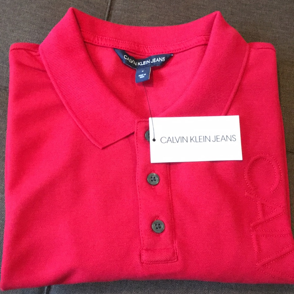 Calvin Klein Jeans - (Red) Polo